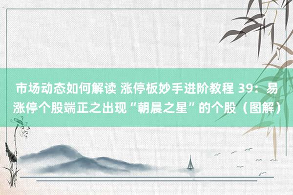 市场动态如何解读 涨停板妙手进阶教程 39：易涨停个股端正之出现“朝晨之星”的个股（图解）