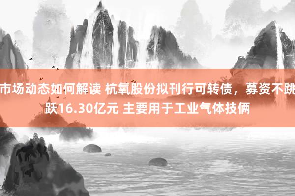 市场动态如何解读 杭氧股份拟刊行可转债，募资不跳跃16.30亿元 主要用于工业气体技俩